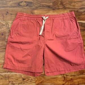 J. Crew Coral Elastic-Waist Casual Shorts
